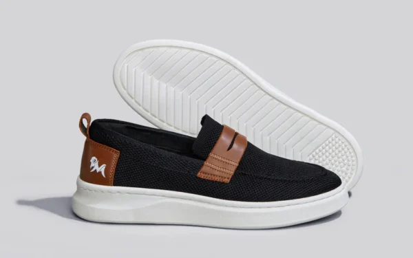 Brunch Loafers : Black/Tan - Image 4