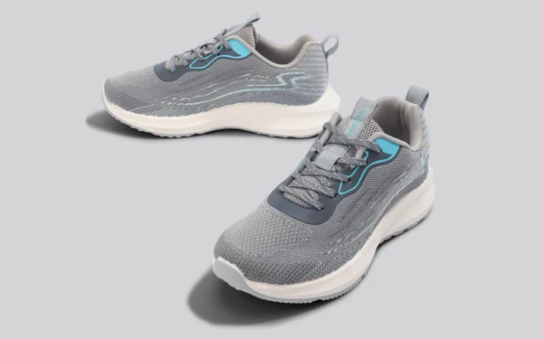 Trendy Casuals : Grey-Aqua Blue - Image 3